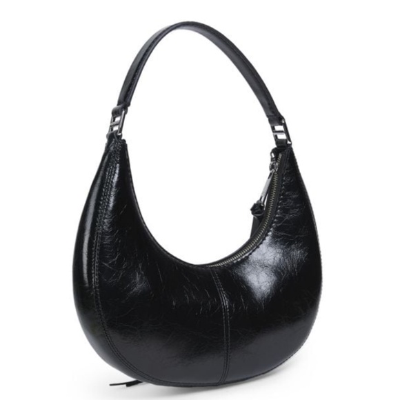 BNWT Marc Jacobs Black Leather Crescent Bag - Picture 4 of 7
